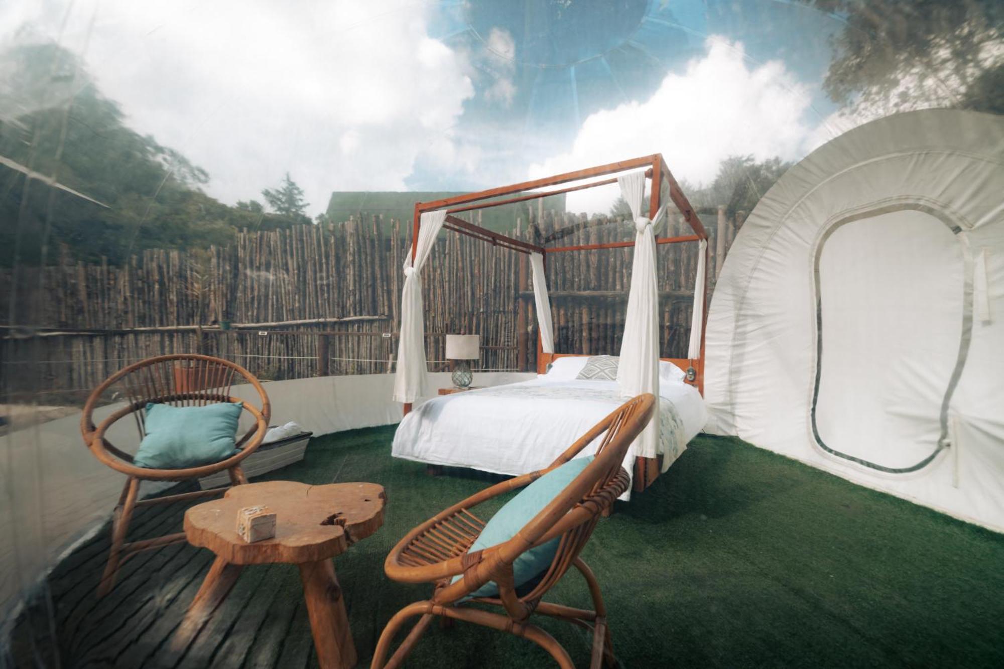 فندق Bubblesky Glamping 15 Min From Medellin ريونيغرو المظهر الخارجي الصورة