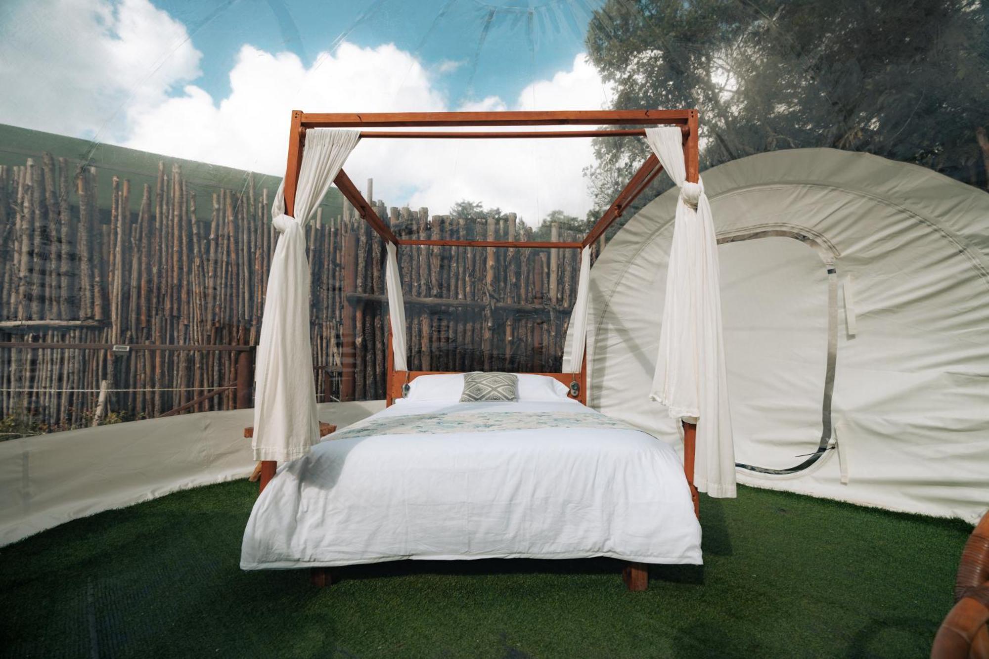 فندق Bubblesky Glamping 15 Min From Medellin ريونيغرو المظهر الخارجي الصورة