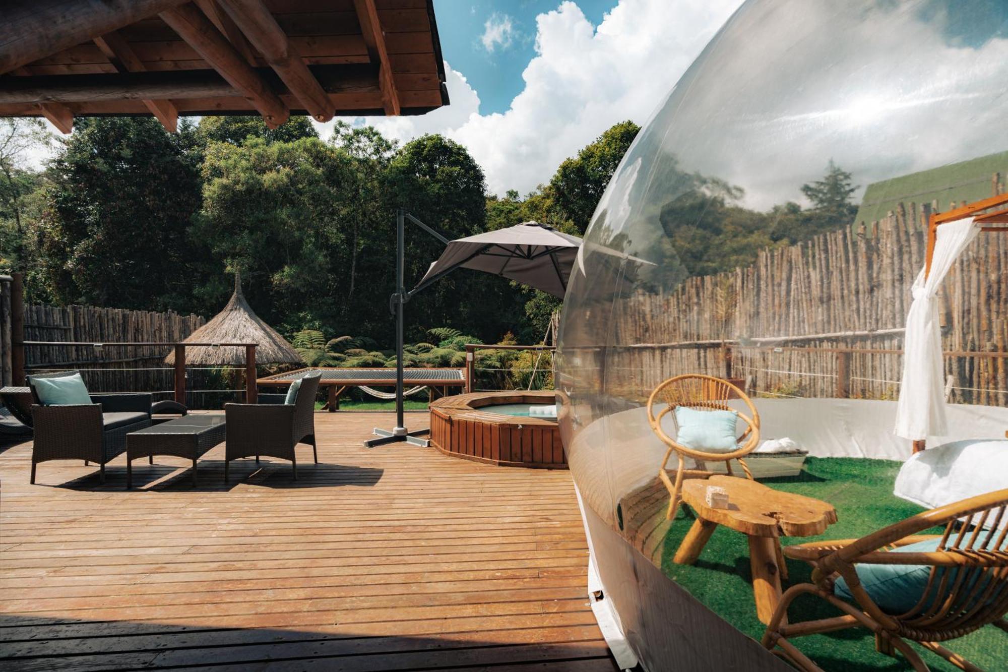 فندق Bubblesky Glamping 15 Min From Medellin ريونيغرو المظهر الخارجي الصورة