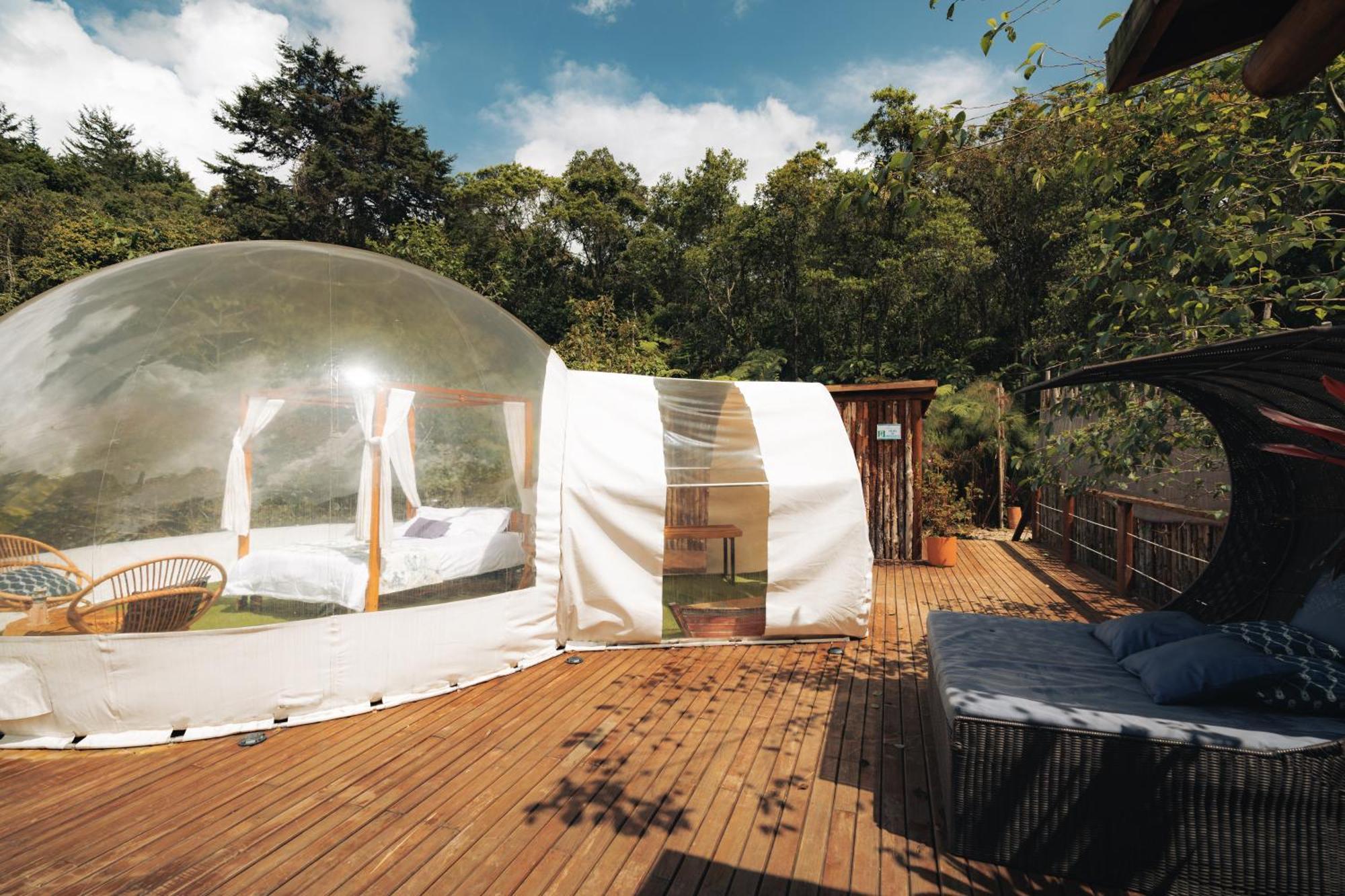 فندق Bubblesky Glamping 15 Min From Medellin ريونيغرو المظهر الخارجي الصورة